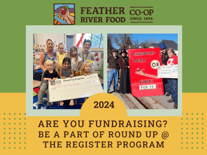 Portola Cooperative Preschool and Plumas Ski Club are two fund recipients from the Round Up at the Register program. Image courtesy Feather River Food Co-op