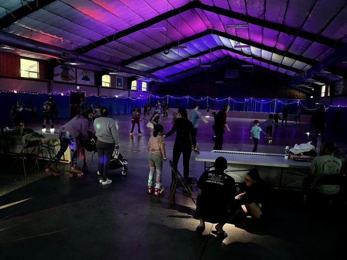Serpilio Hall provides the setting for skate events such as an upcoming party and dance Nov. 18. Photo courtesy Adventure Monkeys