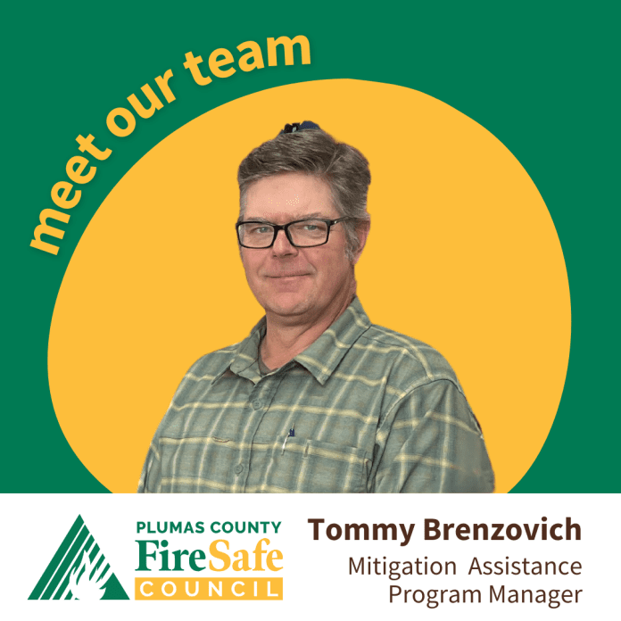 Tommy Brenzovich, of the Plumas County Fire Safe Council, will speak about home hardening at an upcoming Firewise meeting in Graeagle. Image courtesy Valley Ranch Firewise Community